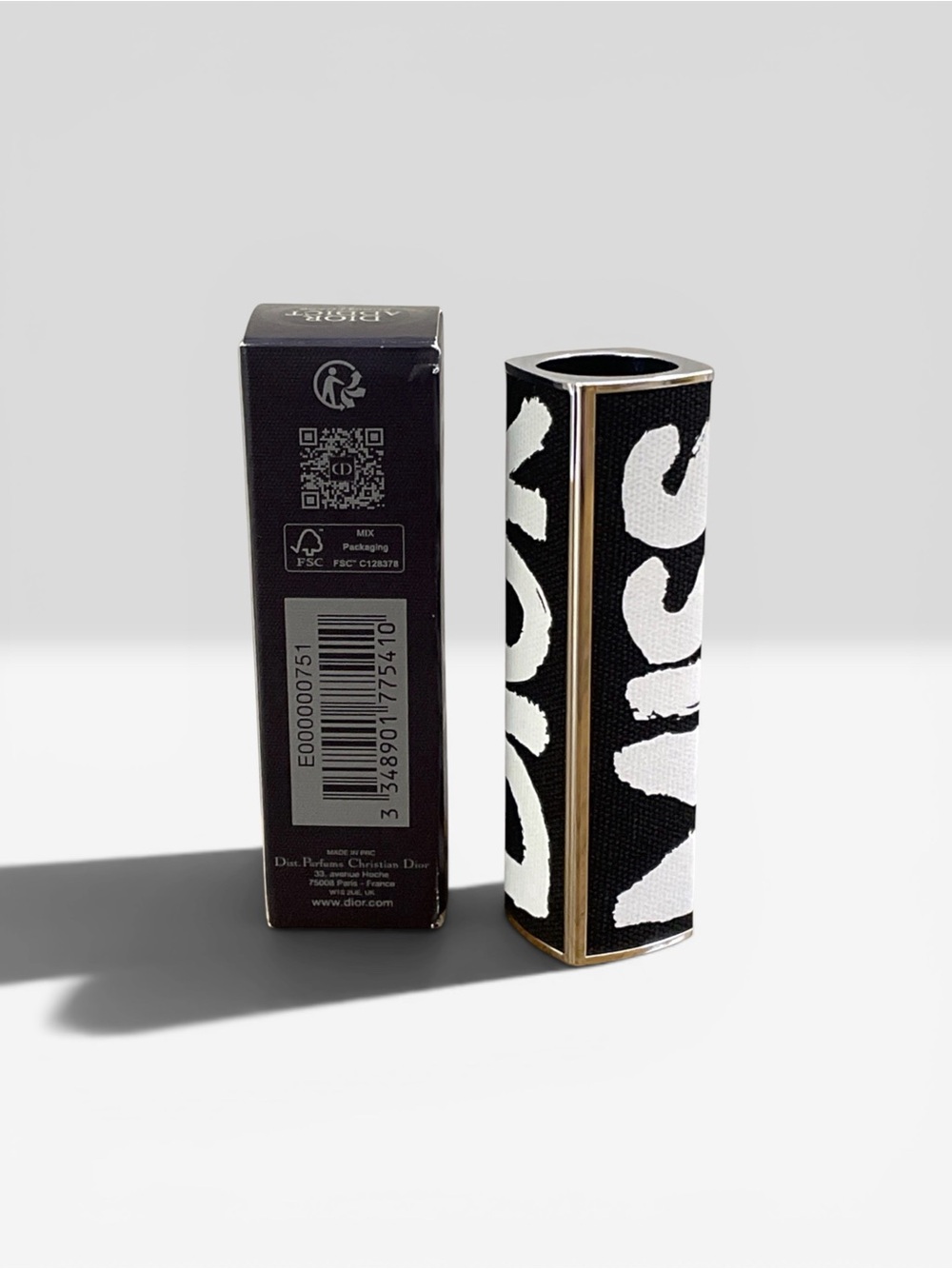 ✨ NIB Limited Edition Dior Addict Lipstick Case - Bold Black Graffiti ✨ - Picture 6 of 7